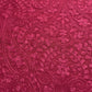 Classic Magenta Pink Traditional Thread Embroidery Bemberg Silk Fabric