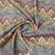 Premium  Multicolor Chevron Print Cotton Crochet Fabric