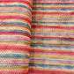 Premium Pink Stripe Print Cotton Crochet Fabric