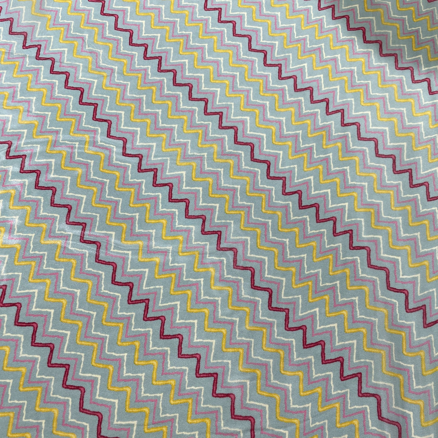 Sage Green chivon Print Georgette Fabric
