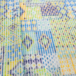 Multicolor Traditional Digital Print Embroidery Cotton Fabric - TradeUNO