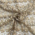 Classic Golden Floral Pearl Embroidery Chantilly Net Fabric