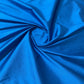 Blue Solid Silk Taffeta Fabric - TradeUNO
