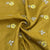 classic mustard yellow floral buta zari embroidery tissue organza fabric