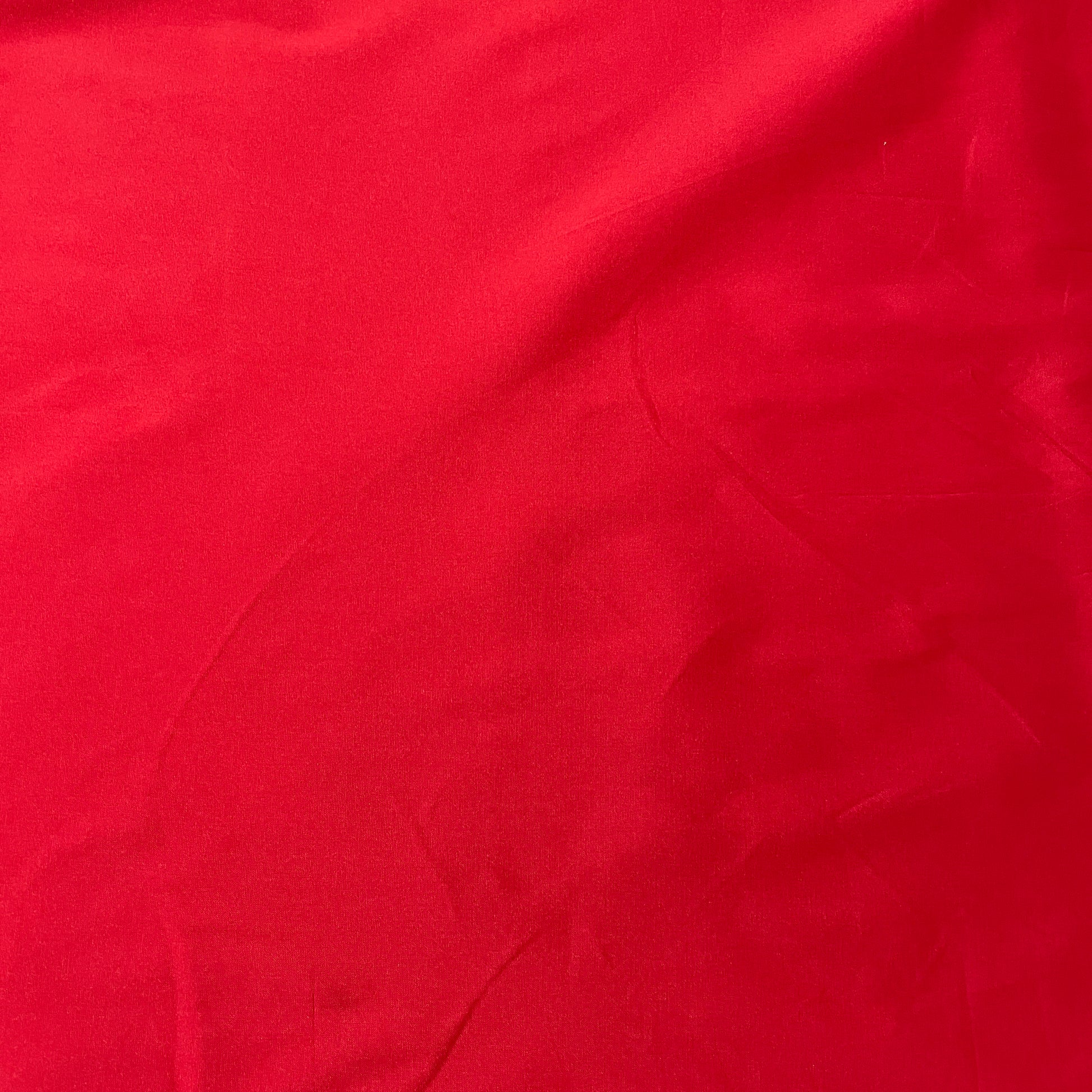 Red Solid Silk Taffeta Fabric - TradeUNO