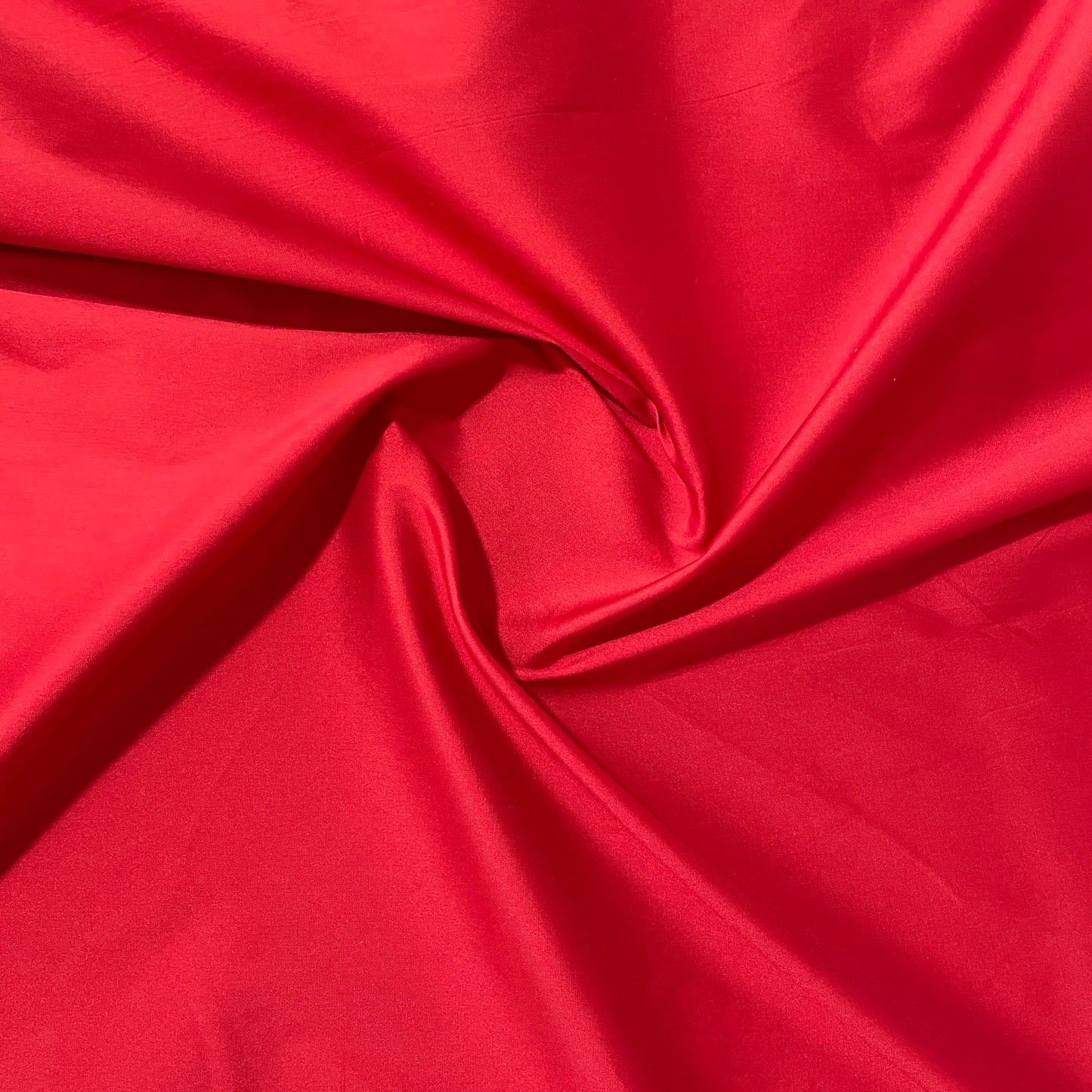 Red Solid Silk Taffeta Fabric