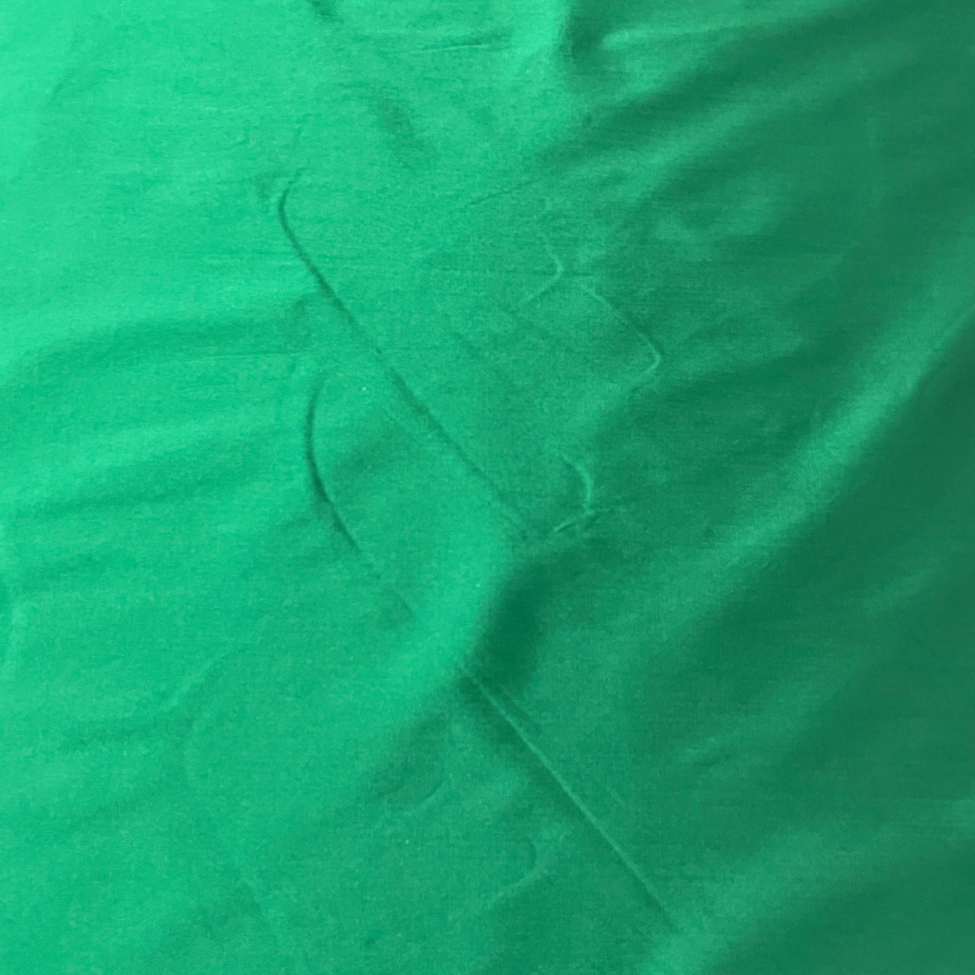 Green Solid Silk Taffeta Fabric - TradeUNO