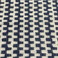 Premium  Blue Abstract Blended Cotton Crochet Fabric