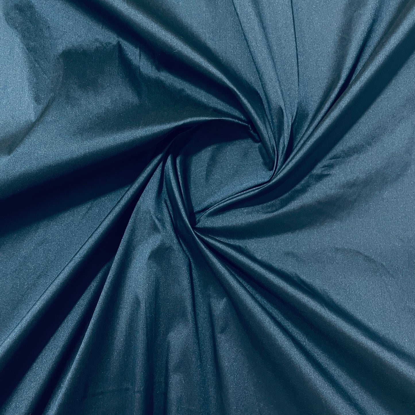 Navy Blue Solid  Silk Taffeta Fabric