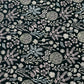 Premium Green Floral Sequence Thread Embroidery Velvet Fabric