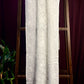 Premium  White Floral Thread Sequins Embroidery  Georgette Dupatta