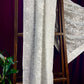 Premium  White Floral Thread Sequins Embroidery  Georgette Dupatta