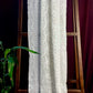 Premium  White Heavy Floral Thread Sequins Embroidery  Georgette Dupatta