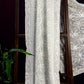 Premium  White Heavy Floral Thread Sequins Embroidery  Georgette Dupatta