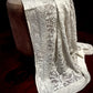 Premium  White Heavy Floral Thread Sequins Embroidery  Georgette Dupatta