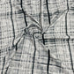 Black Embossed Satin Fabric - TradeUNO