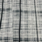 Black Embrossed Satin Fabric - TradeUNO