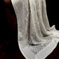 Premium  White Traditional Thread Sequins Embroidery  Georgette Dupatta