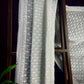 Premium  White Heavy Thread Sequins Embroidery  Georgette Dupatta