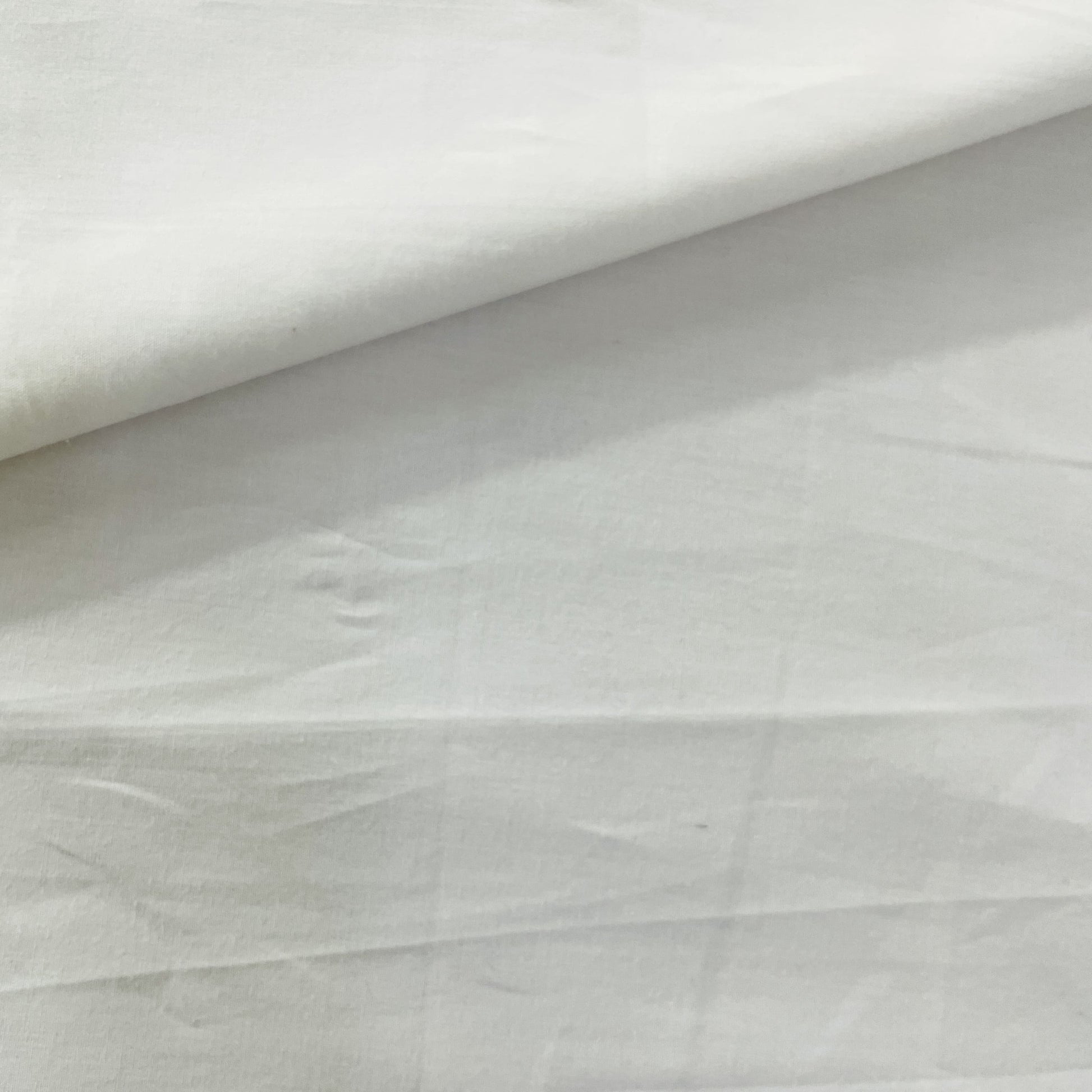 Classic White RFD 60s Poplin Dyeable Cotton Fabric