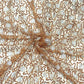 Classic Orange Silver Pearl Sequins Embroidery Net Fabric