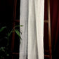 Premium  White Abstract Thread Sequins Embroidery  Georgette Dupatta