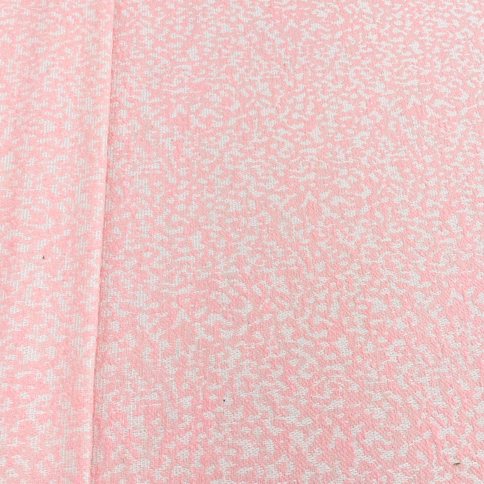 Pink With Lurex Tweed Fabric - TradeUNO