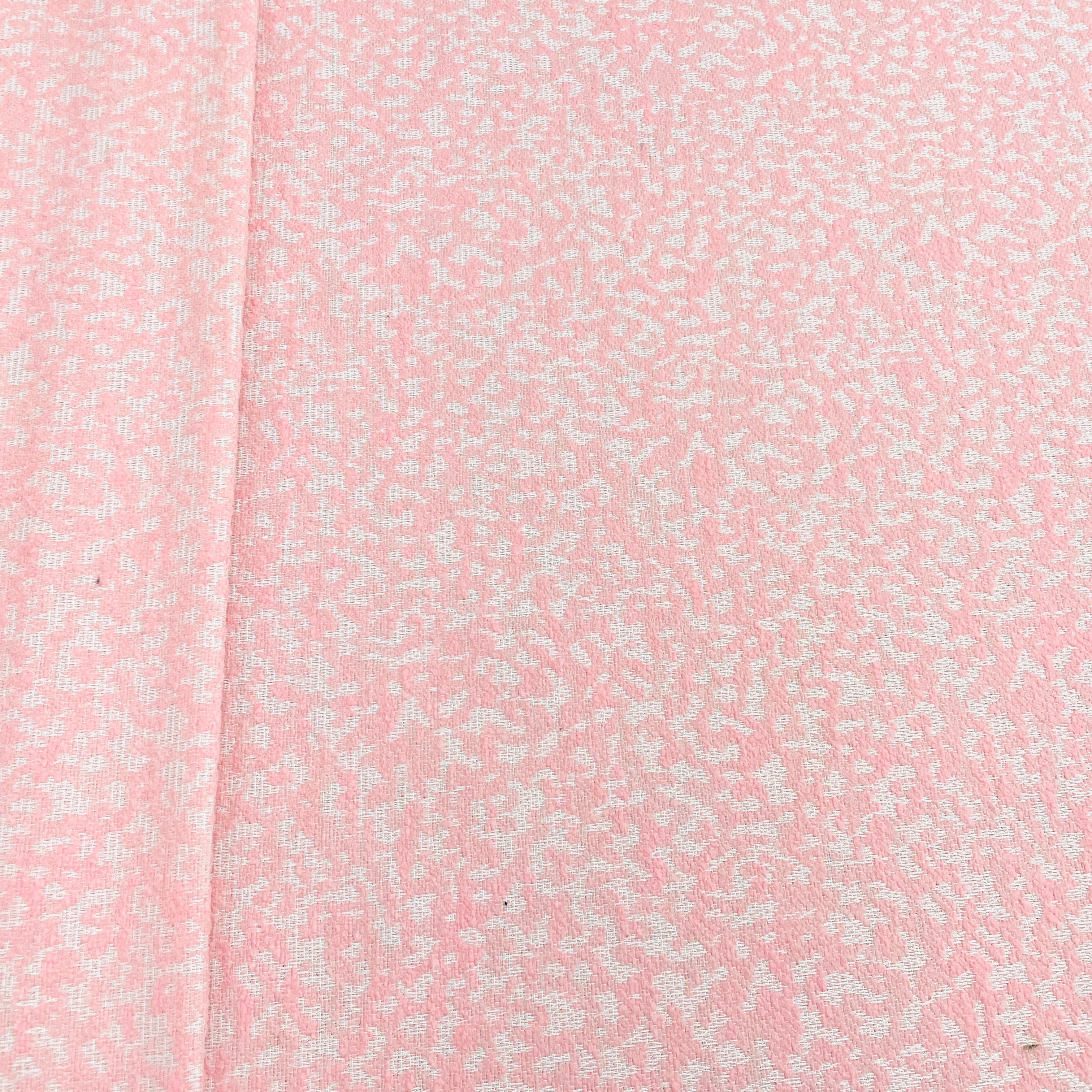 Pink With Lurex Tweed Fabric - TradeUNO