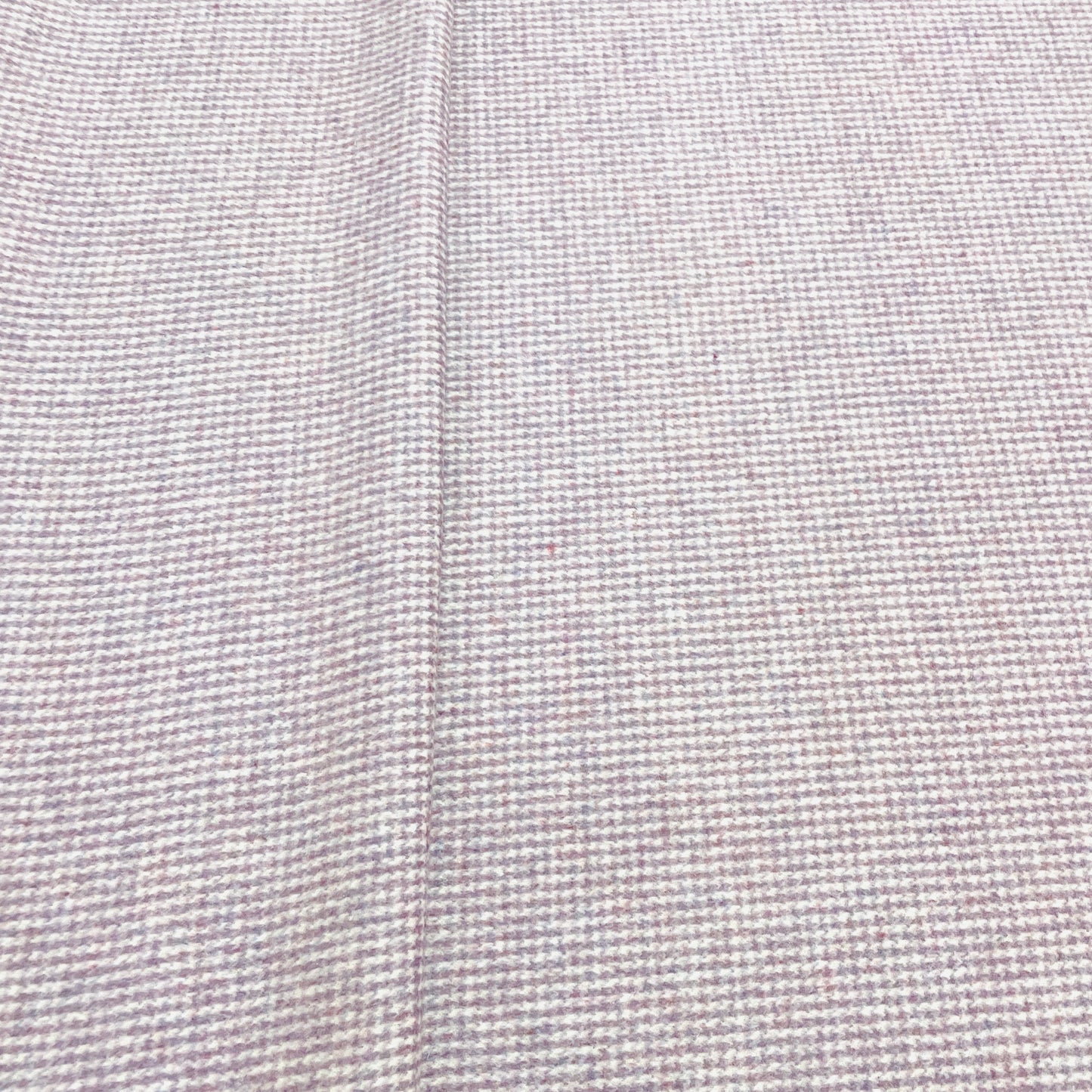 Purple Check Print Wollen Polyster  Lycra Fabric - TradeUNO