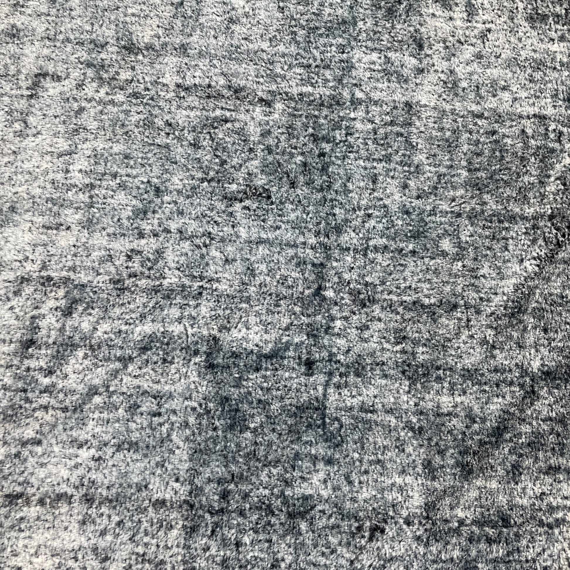 Black & Grey Solid Fur Fabric - TradeUNO