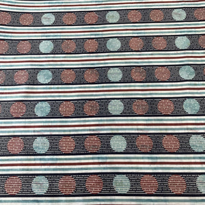 Dark Green Multicolor Print Modal Satin Fabric