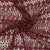Classic Maroon Floral Pearl Embroidery Chantilly Net Fabric