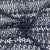 Classic Blue Floral Pearl Embroidery Crochet Fabric 