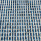 Premium  Blue Geometrical Print Cotton Crochet Fabric