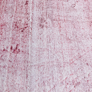 Red & White Solid Fur Fabric - TradeUNO