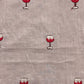 Pink Quirky Thread Embroidery Cotton Fabric