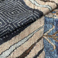 Premium Blue Multicolor Geometrical Print Muslin Fabric