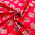 Exclusive Red Golden Floral Brocade Jacquard Fabric