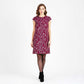 Maroon Floral Embroidery Tweed Fabric PDM-28940
