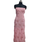 Pink Floral Sequence Embroidery Organza Kurti - TradeUNO