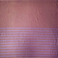 Purple With Orange Strips Chanderi Tissue Fabric CW-28926