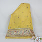 Yellow Floral Embroidery Tissue Fabric WI-29176