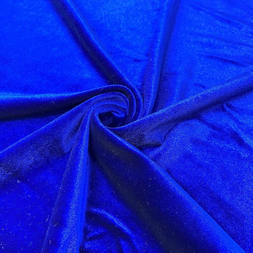 Royal Blue Solid Micro Velvet 9000 MSMR-27849