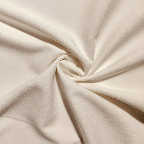 White Solid Moss Crepe 17889