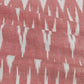 Light Pink & White Ikkat Print Cotton Fabric 8933