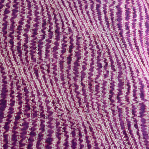 Purple Shibori Print Chanderi Silk Fabric 17691