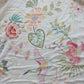 Green Floral Print Chanderi Silk Fabric