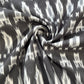 Grey Ikkat Print Cotton Fabric 16230