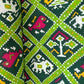 Green Patola Print Pure Cotton Fabric 16250