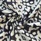 Black Batik Print Pure Cotton Fabric 16787